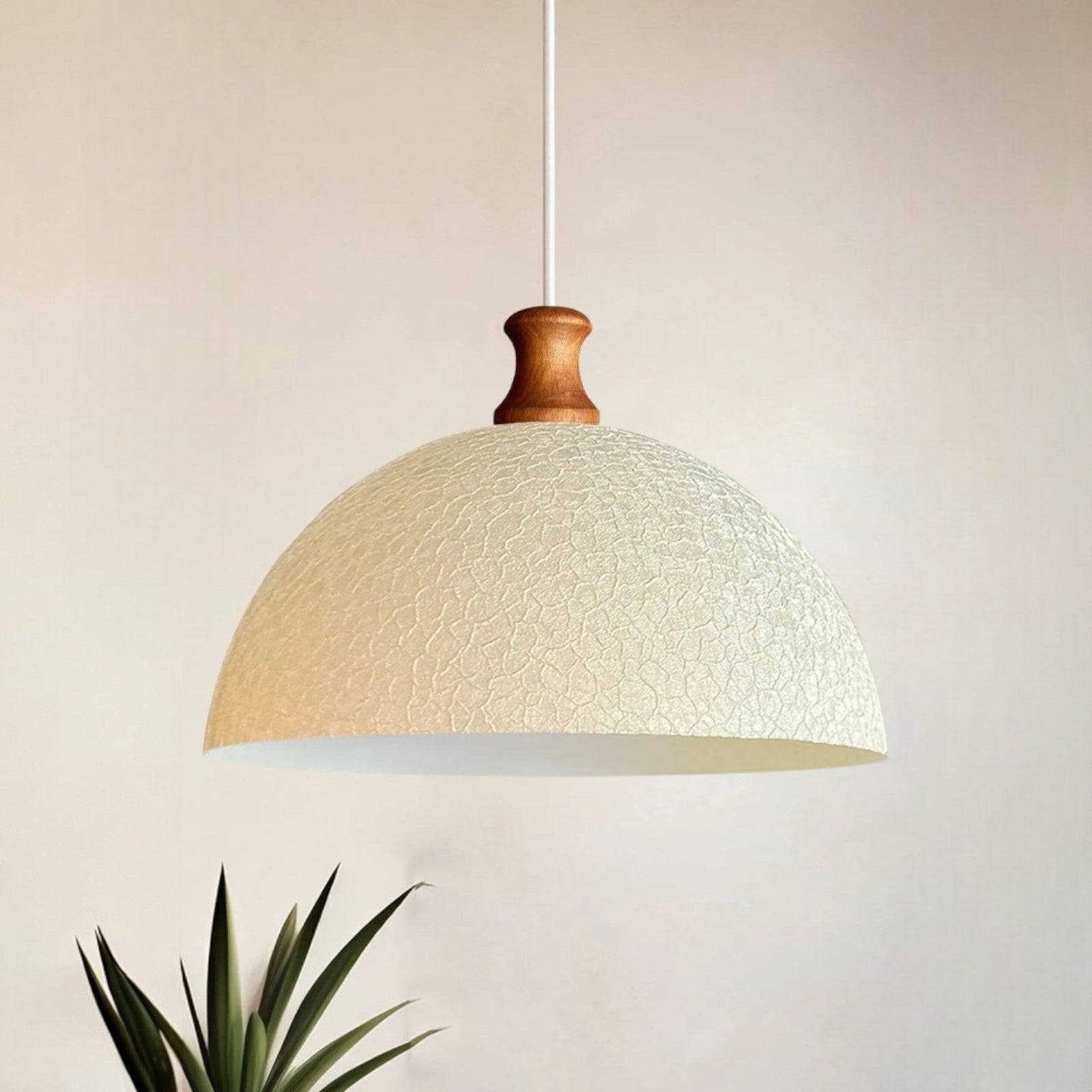 Yimpi Holz Pfand Kopf Kronleuchter